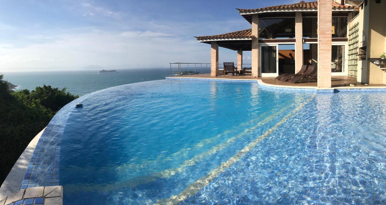 Buzios, Casa Inteira De Frente Para O Mar Em Joao Fernandes, Fabulosa, A Melhor Vista, Mansao Bella Vista Armacao dos Buzios Bagian luar foto