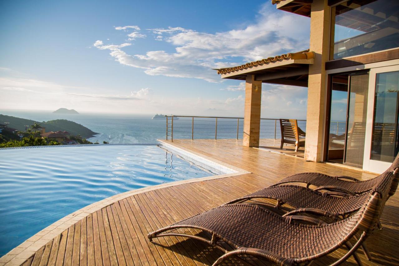 Buzios, Casa Inteira De Frente Para O Mar Em Joao Fernandes, Fabulosa, A Melhor Vista, Mansao Bella Vista Armacao dos Buzios Bagian luar foto